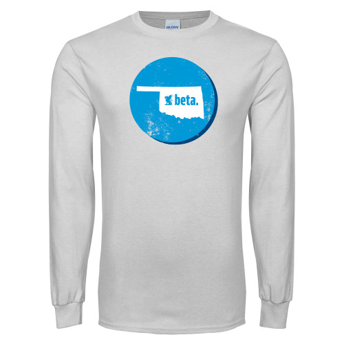 White Long Sleeve T Shirt-Oklahoma