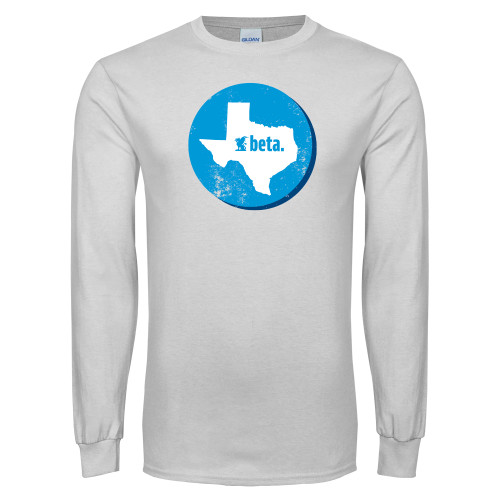 White Long Sleeve T Shirt-Texas
