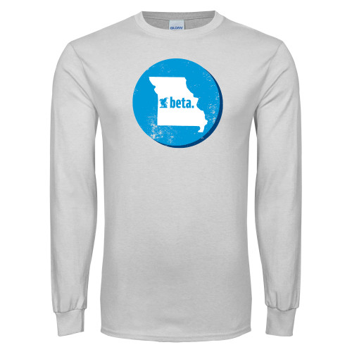 White Long Sleeve T Shirt-Missouri