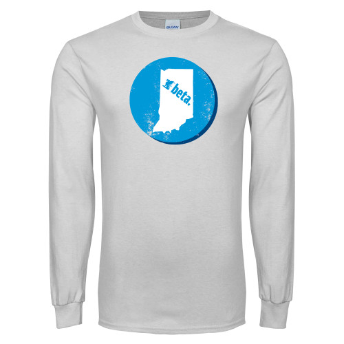 White Long Sleeve T Shirt-Indiana