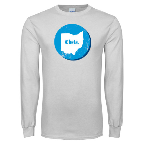 White Long Sleeve T Shirt-Ohio