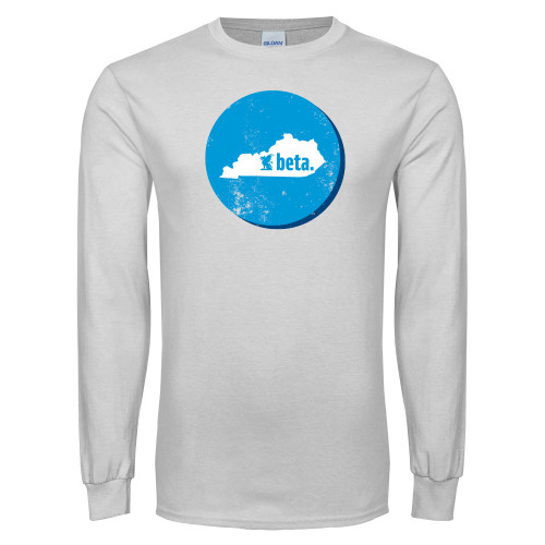 White Long Sleeve T Shirt-Kentucky