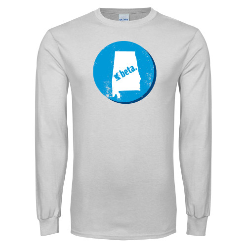 White Long Sleeve T Shirt-Alabama