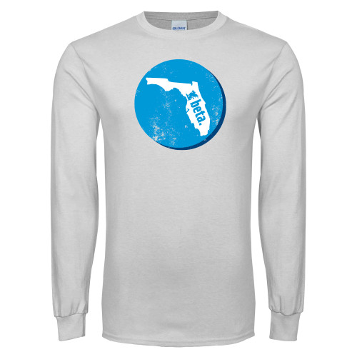 White Long Sleeve T Shirt-Florida