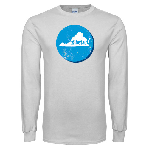  White Long Sleeve T Shirt - Virginia
