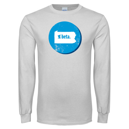 White Long Sleeve T Shirt - Pennsylvania