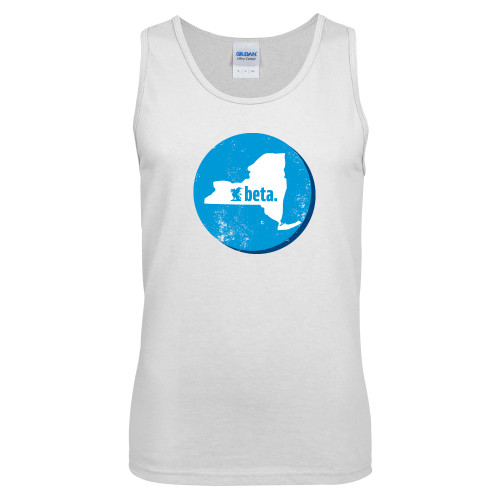 White Tank Top-New York