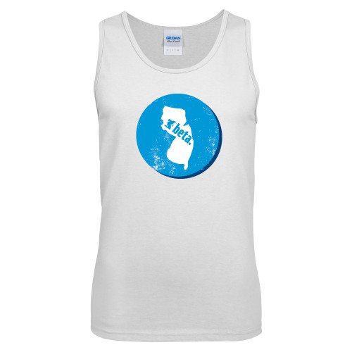 White Tank Top-New Jersey