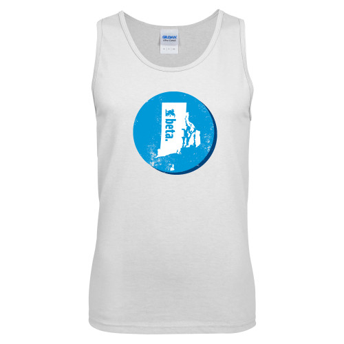 White Tank Top-Rhode Island