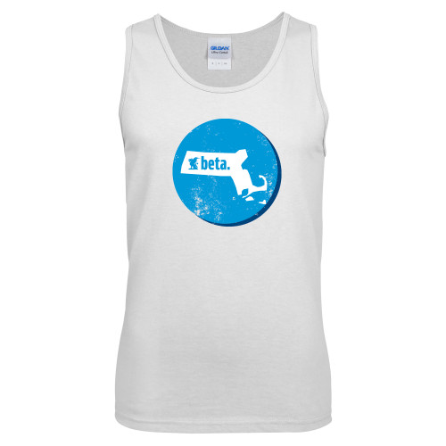 White Tank Top-Massachusetts