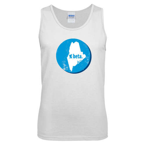 White Tank Top-Maine