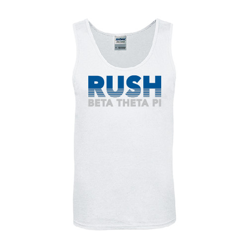 White Tank Top-Rush Lines Beta Theta Pi