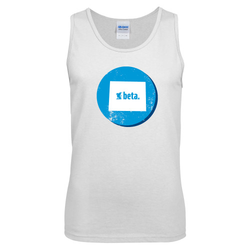  White Tank Top - Wyoming
