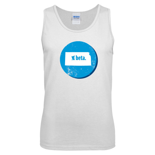  White Tank Top - Kansas