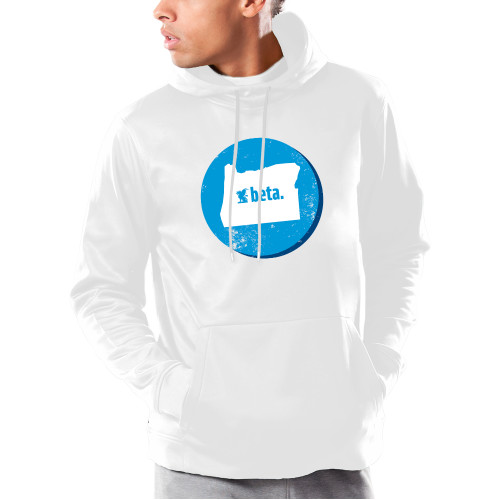 Under Armour White Armour Fleece Hoodie-Oregon