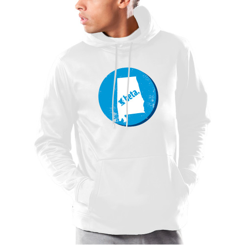 Under Armour White Armour Fleece Hoodie-Alabama