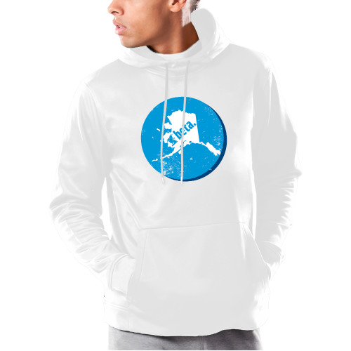 Under Armour White Armour Fleece Hoodie-Alaska