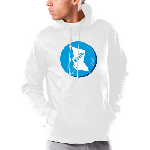 Under Armour White Armour Fleece Hoodie-British Columbia
