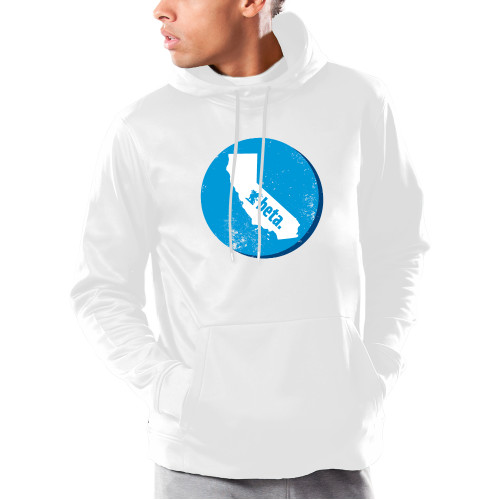 Under Armour White Armour Fleece Hoodie-California