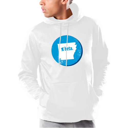  Under Armour White Armour Fleece Hoodie - Arkansas