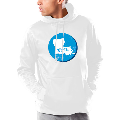  Under Armour White Armour Fleece Hoodie - Louisiana