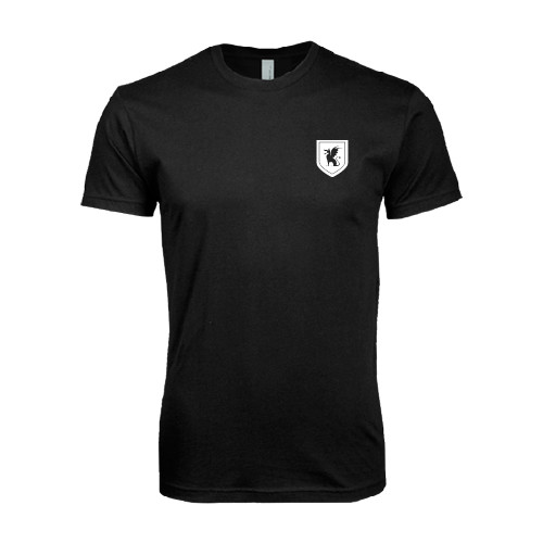  Next Level Black SoftStyle T Shirt - Official Shield