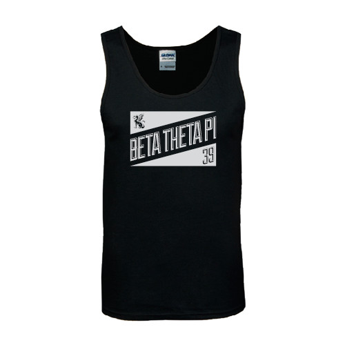 Black Tank Top-Beta Theta Pi Triangles