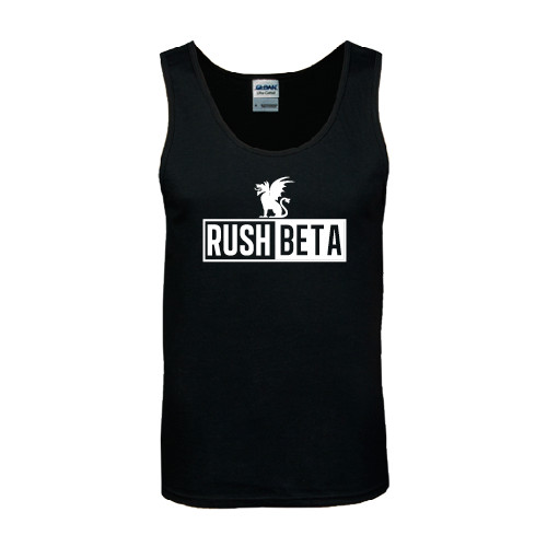 Black Tank Top-Rush Beta Cutout