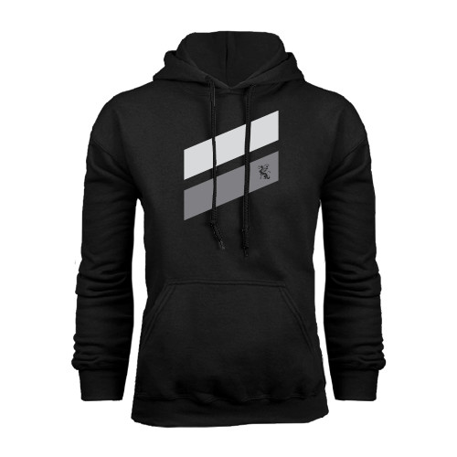 Black Fleece Hoodie-Stripe Design