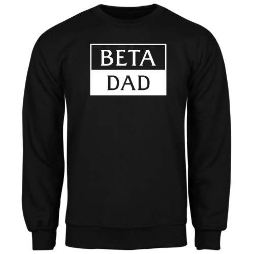 Black Fleece Crew-Beta Dad Cut Out