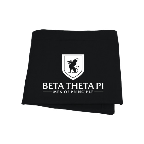  Black Sweatshirt Blanket - Official Logo
