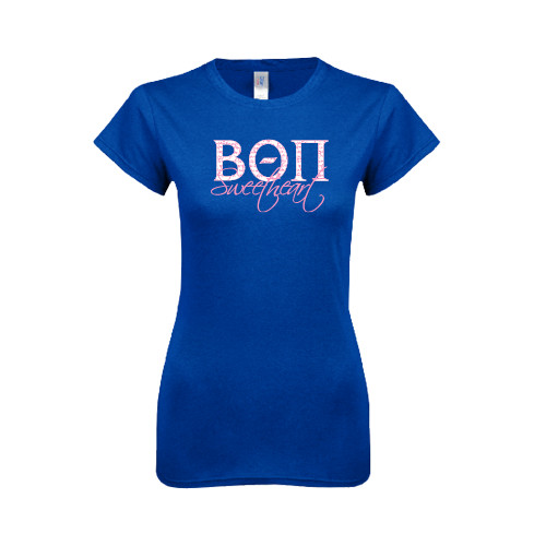 Next Level Womens Royal Boyfriend Tee-Beta Theta Pi Sweetheart Stacked