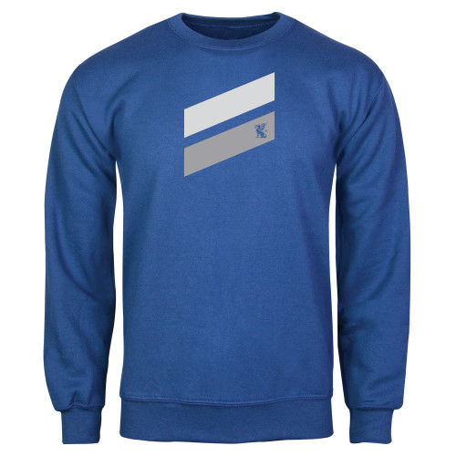 Royal Fleece Crew-Stripe Design