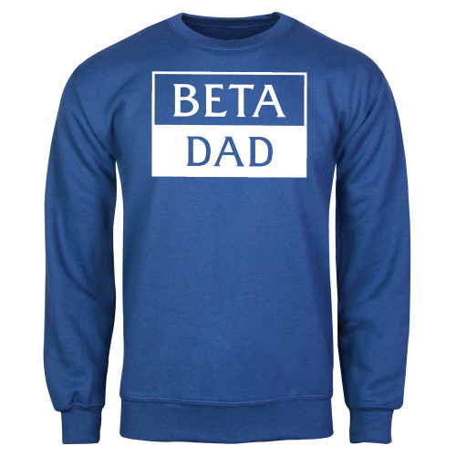 Royal Fleece Crew-Beta Dad Cut Out