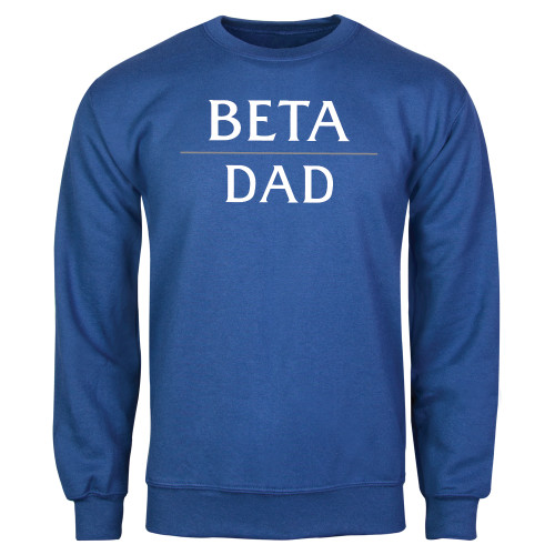 Royal Fleece Crew-Beta Dad Stacked