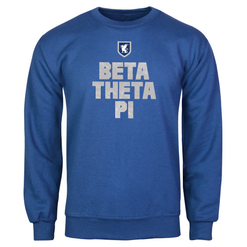 Royal Fleece Crew-Stacked BTP with pattern