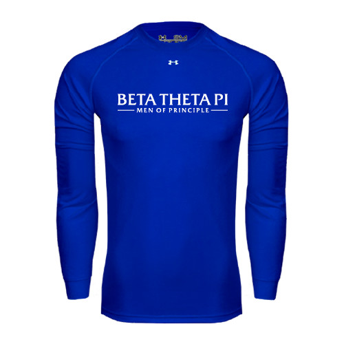 Under Armour Royal Long Sleeve Tech Tee-Beta Theta Pi