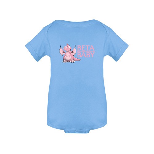 Light Blue Infant Onesie-Beta Baby