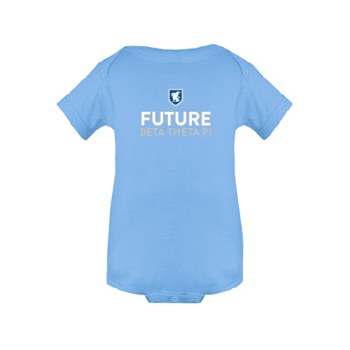 Light Blue Infant Onesie-Future Beta Theta w/Shield