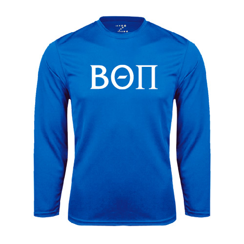 Royal Performance Long Sleeve Shirt-Beta Theta Pi Greek Letters
