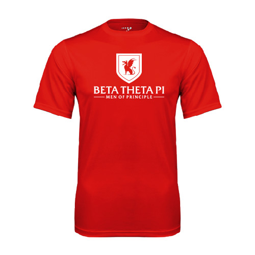Red Performance Tee-Official Logo