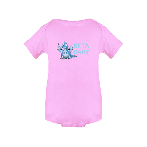 Light Pink Infant Onesie-Beta Baby
