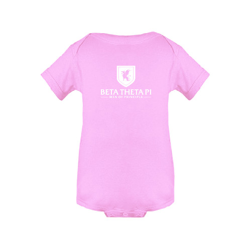 Light Pink Infant Onesie-Official Logo