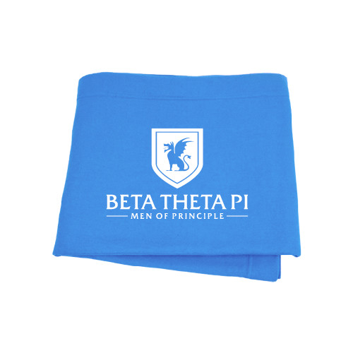  Light Blue Sweatshirt Blanket - Official Logo