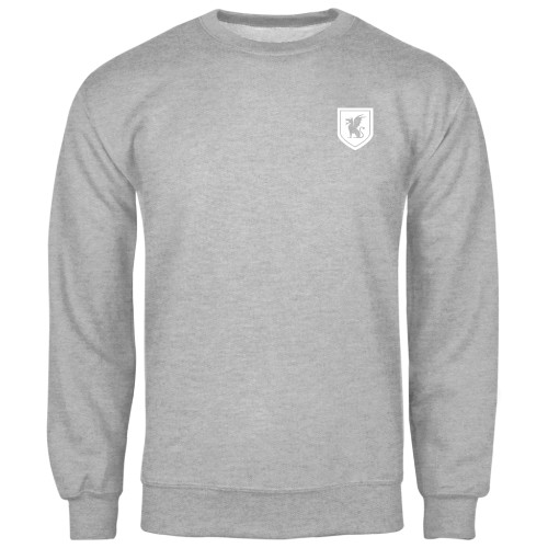 Grey Fleece Crew-Official Shield