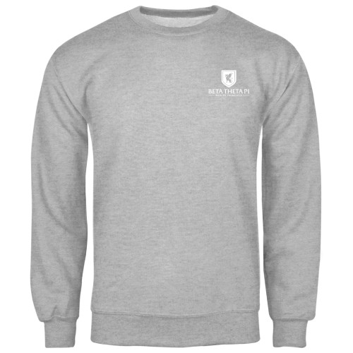 Grey Fleece Crew-Official Logo