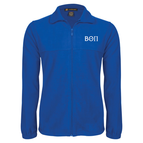 Royal Fleece Full Zip Jacket-Beta Theta Pi Greek Letters