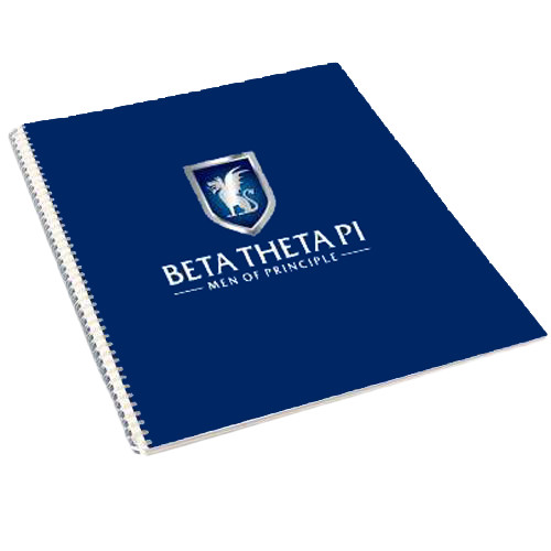 College Spiral Notebook w/Clear Coil-Official Logo