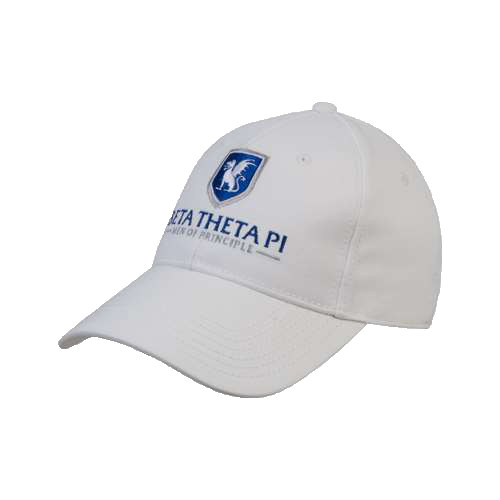 White Structured Adjustable Pro Style Hat-Official Logo