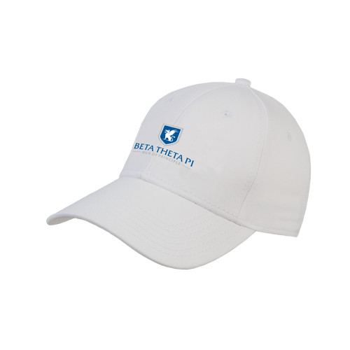 White Structured Adjustable Pro Style Hat-Official Logo